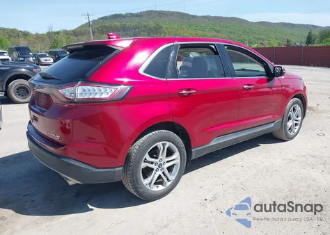 2015 Ford Edge Titanium z USA, uszkodzony, nr VIN 2FMTK4K85FBB78877